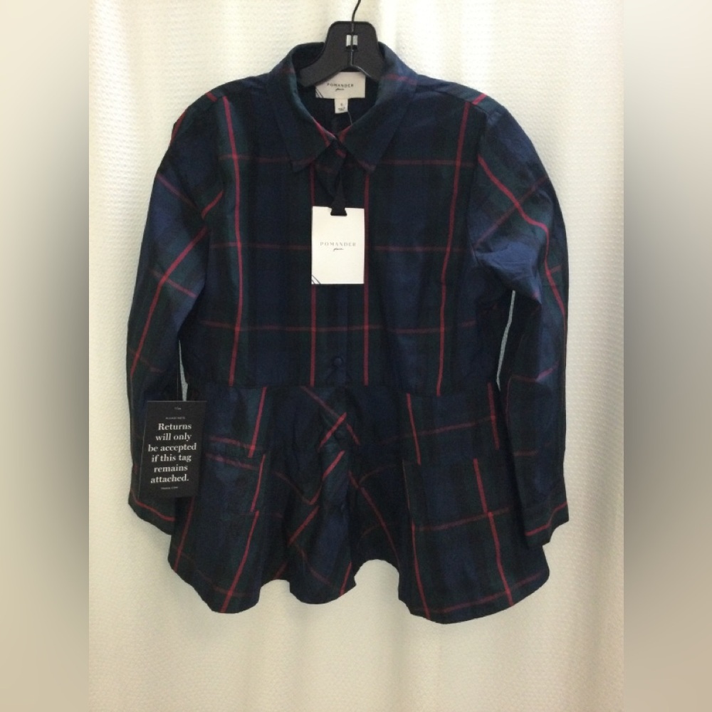TUCKERNUCK POMANDER PLACE BLOUSE, NWT, SIZE SMALL